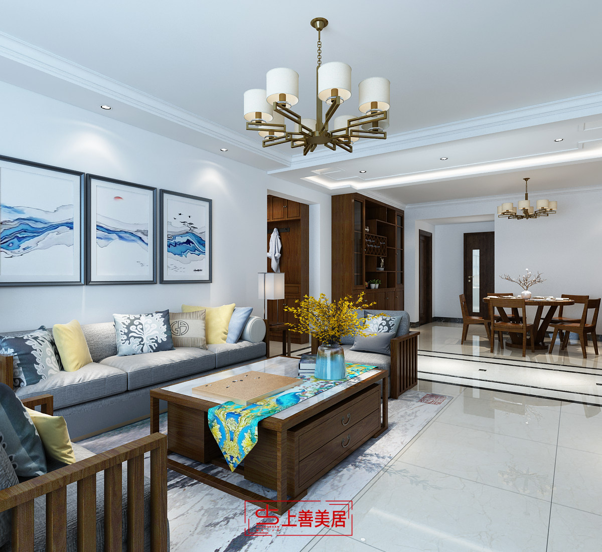 北聯(lián)二所/新中式裝修/170㎡