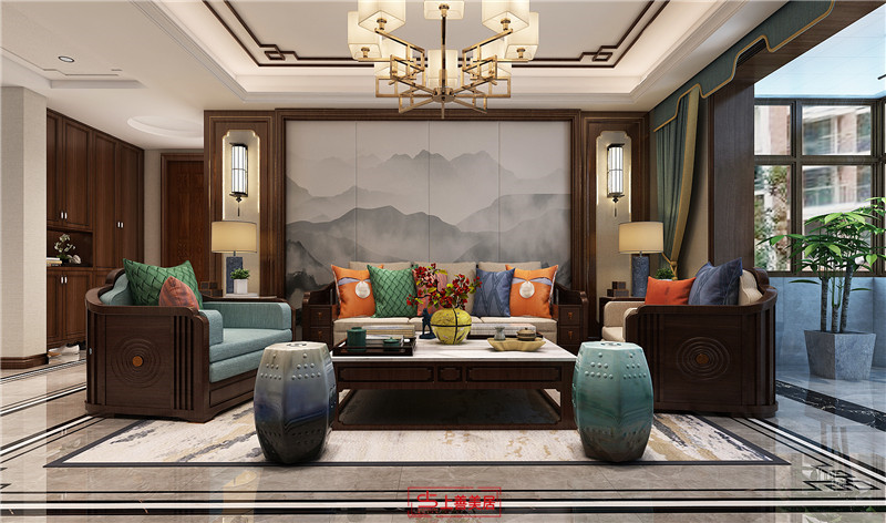 天河悅城/140㎡/中式