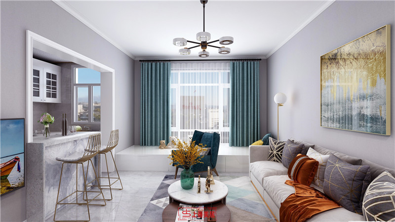 盛世華庭/78㎡/現(xiàn)代風