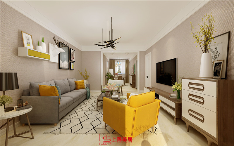 瀚唐三期/138㎡/北歐現(xiàn)代