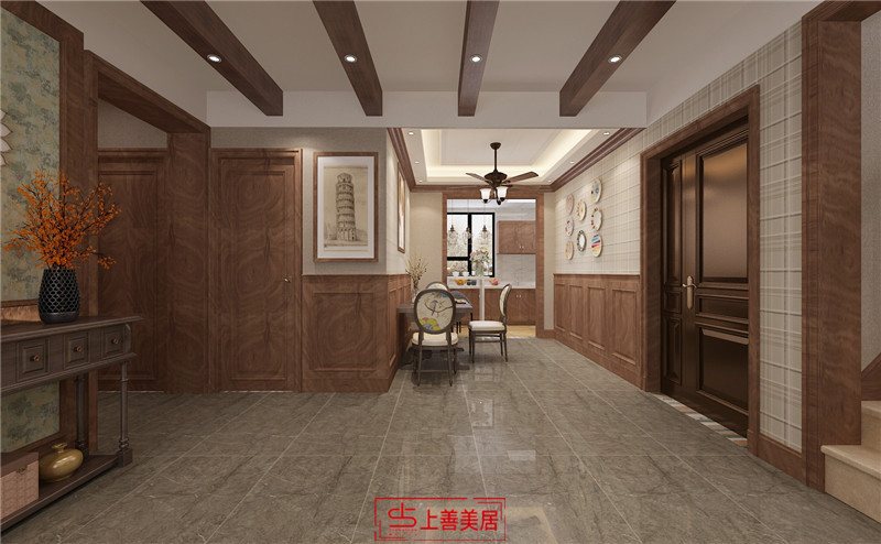 眾美鳳凰府/128㎡/美式鄉(xiāng)村