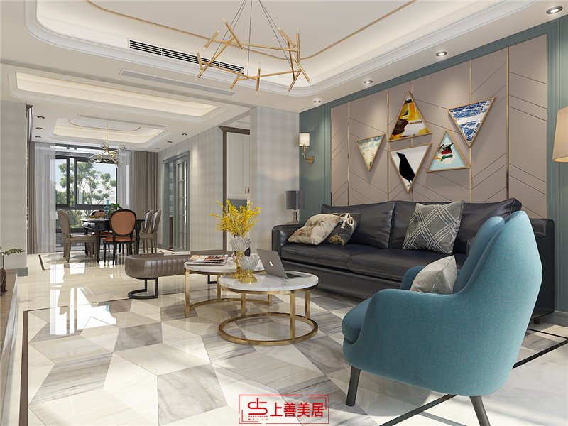 榮盛城/三室兩廳/140㎡裝修效果圖