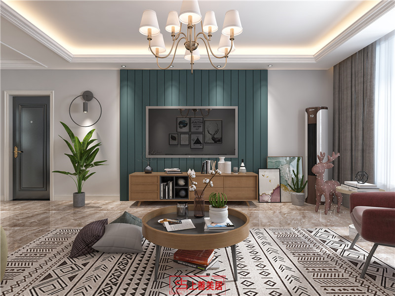 富達(dá)山莊/108㎡/簡(jiǎn)約