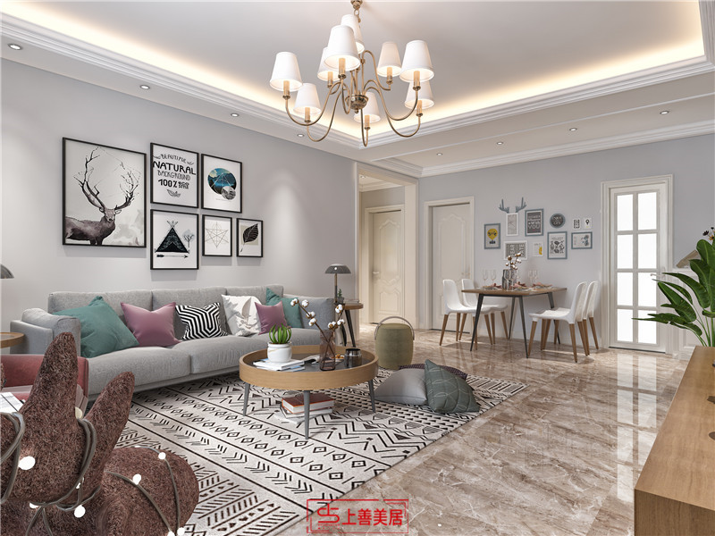 富達(dá)山莊/108㎡/簡(jiǎn)約