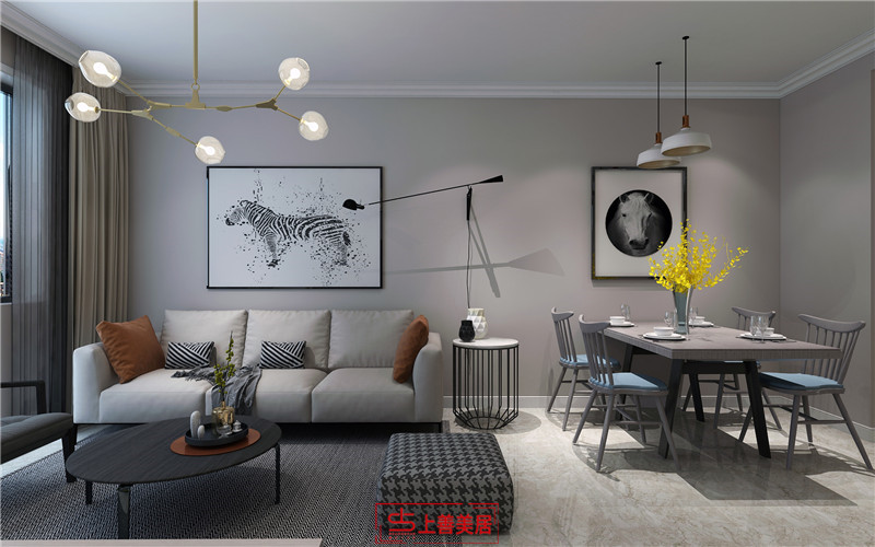 瀚唐/88㎡/北歐簡約