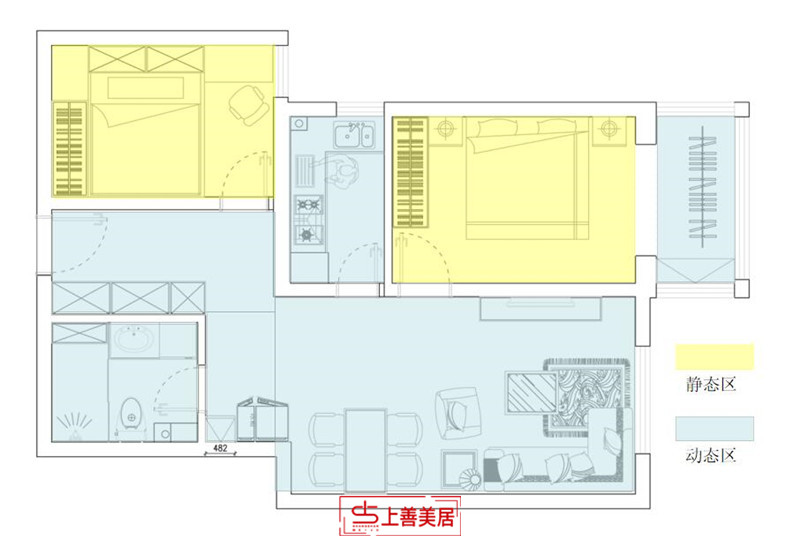 瀚唐/88㎡/北歐簡約