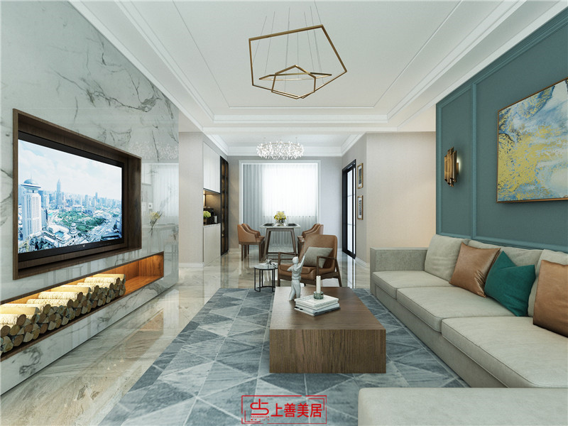 潤(rùn)德天悅城/138㎡/輕奢風(fēng)格