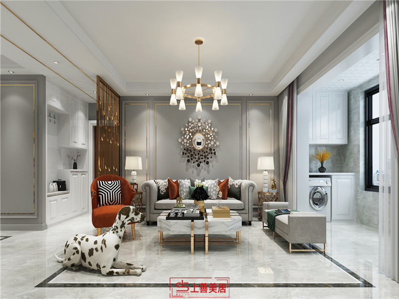 保利東郡/137㎡/美式輕奢