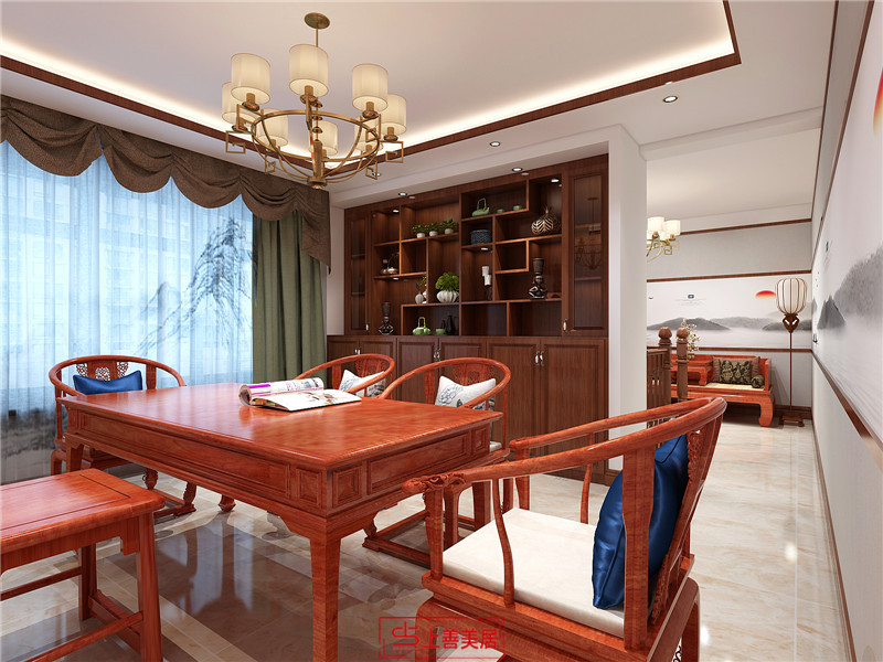 保利拉菲頂躍/210㎡/中式