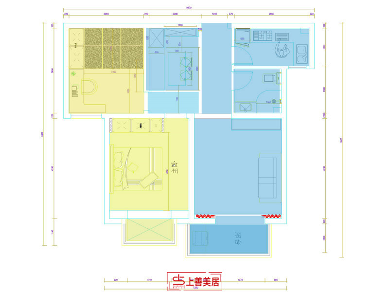 樂(lè)嘉名苑/88㎡/北歐