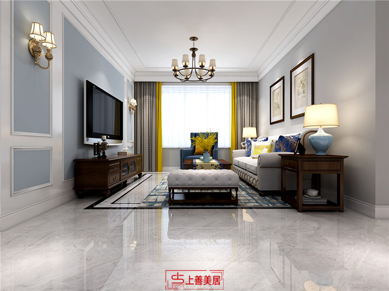 榮盛城/121㎡/美式