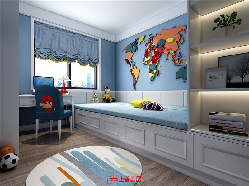 榮盛城/121㎡/美式