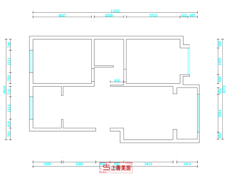 金盛悅府/92㎡/現(xiàn)代