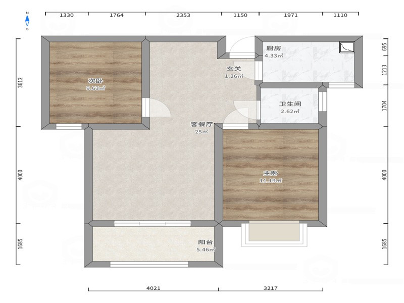 博雅盛世/88㎡/現(xiàn)代