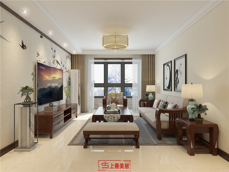 國赫天著/中式風(fēng)格/95㎡