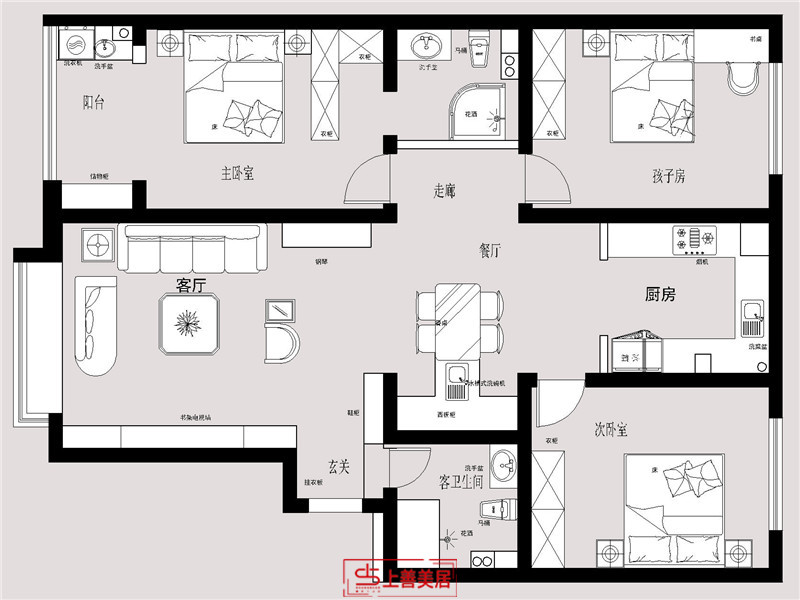 一中觀邸/138㎡/現(xiàn)代