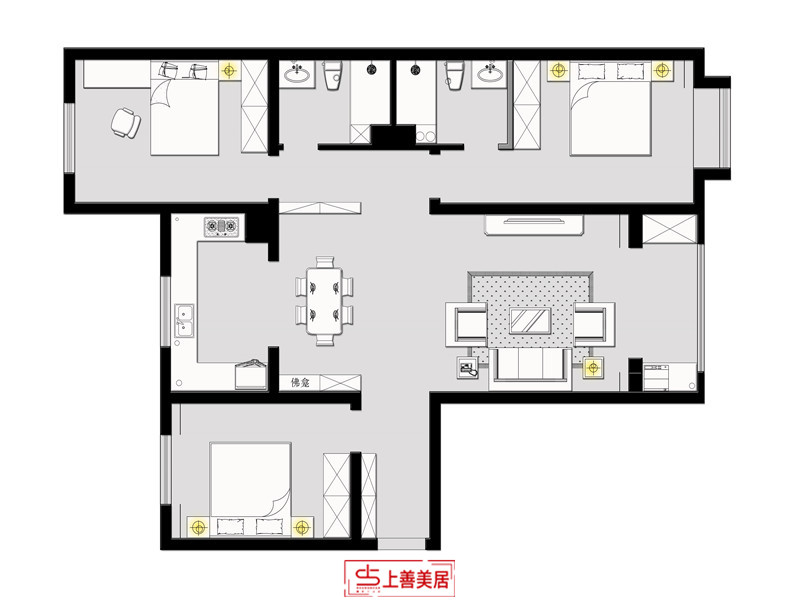 振二街北苑/140㎡/現(xiàn)代