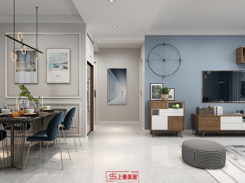 天海譽天下/96㎡/現(xiàn)代風格