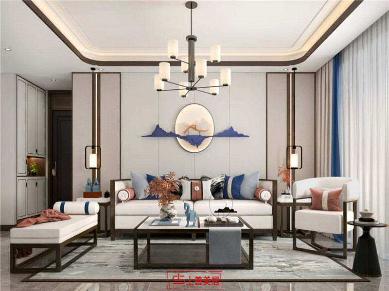 紫御藍(lán)灣/130㎡/新中式