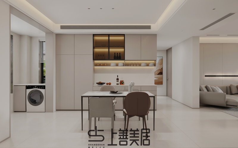 金橋華府138平米奶油風(fēng)裝修設(shè)計