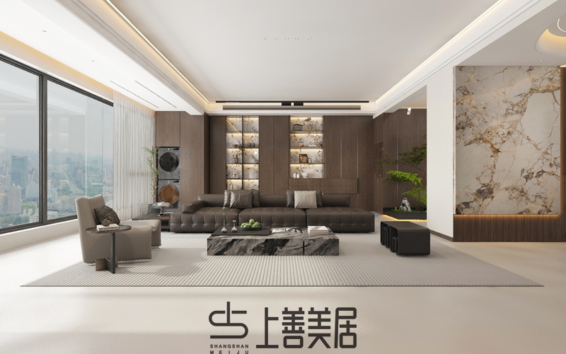 錦繡壹品200平意式輕奢裝修效果圖