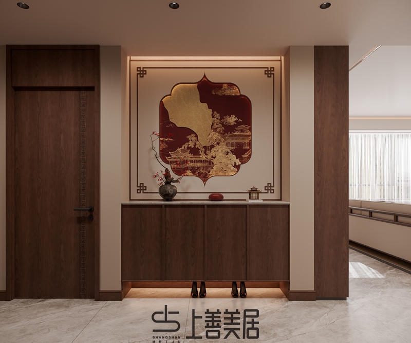 豐瑞苑四室兩廳宋式美學(xué)裝修設(shè)計