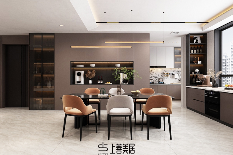 正基九宸251平四室兩廳意式極簡裝修設計