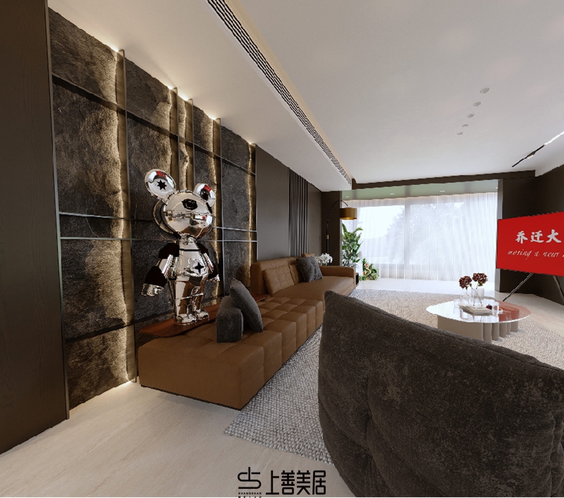 瑞凝府211㎡三室兩廳設計案例