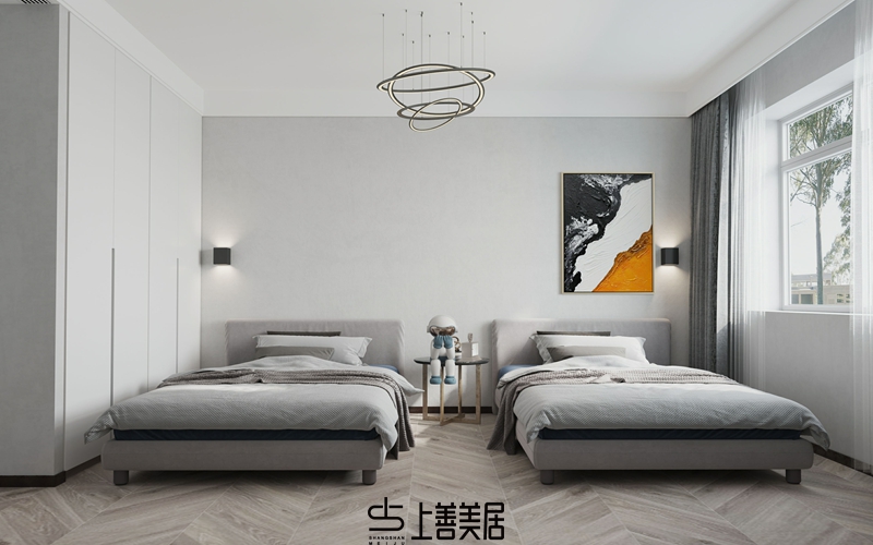 秀水名邸200平米新中式裝修案例