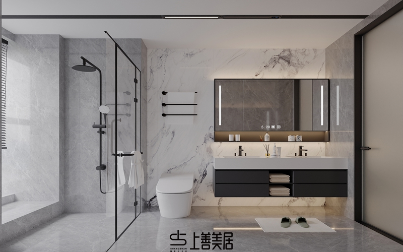 瑞凝府181現(xiàn)代輕奢裝修設(shè)計(jì)12