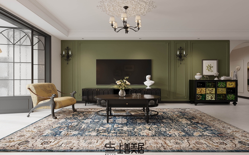 芯科苑128平美式風(fēng)格裝修案例