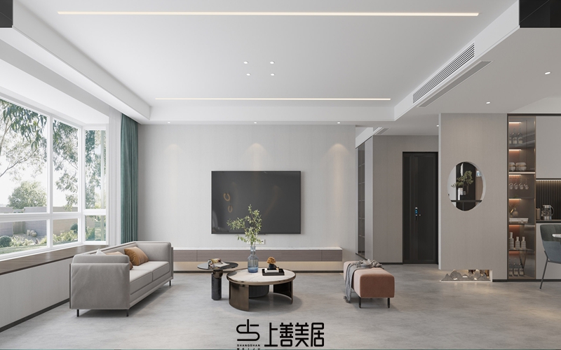 國(guó)瑞城140平現(xiàn)代簡(jiǎn)約風(fēng)格效果圖