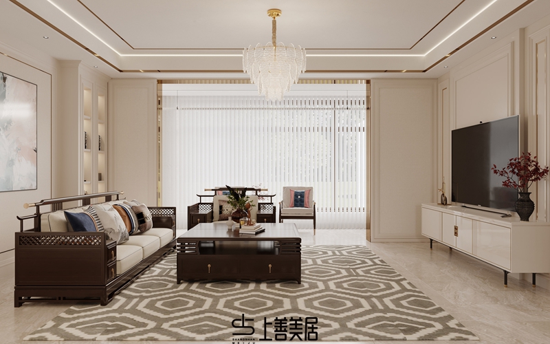 德賢華府160平簡歐風(fēng)格裝修設(shè)計6