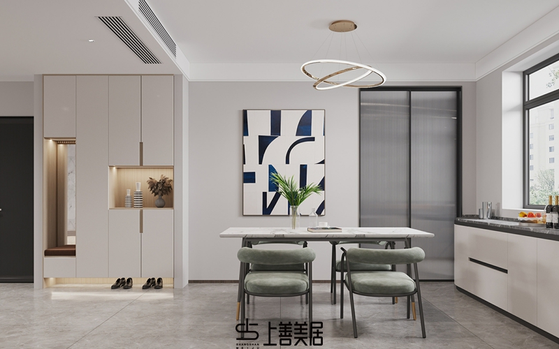 格林公館140平現(xiàn)代簡(jiǎn)約風(fēng)格效果圖03