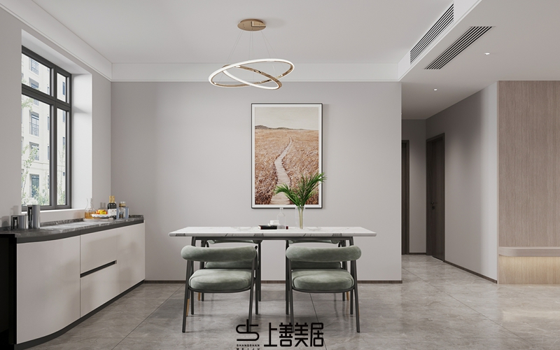 格林公館140平現(xiàn)代簡(jiǎn)約風(fēng)格效果圖05