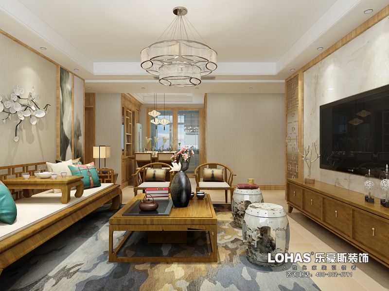 玫瑰灣/140㎡/新中式