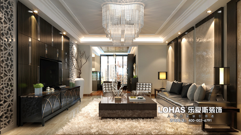 上東花園三室兩廳139㎡現(xiàn)代風(fēng)格